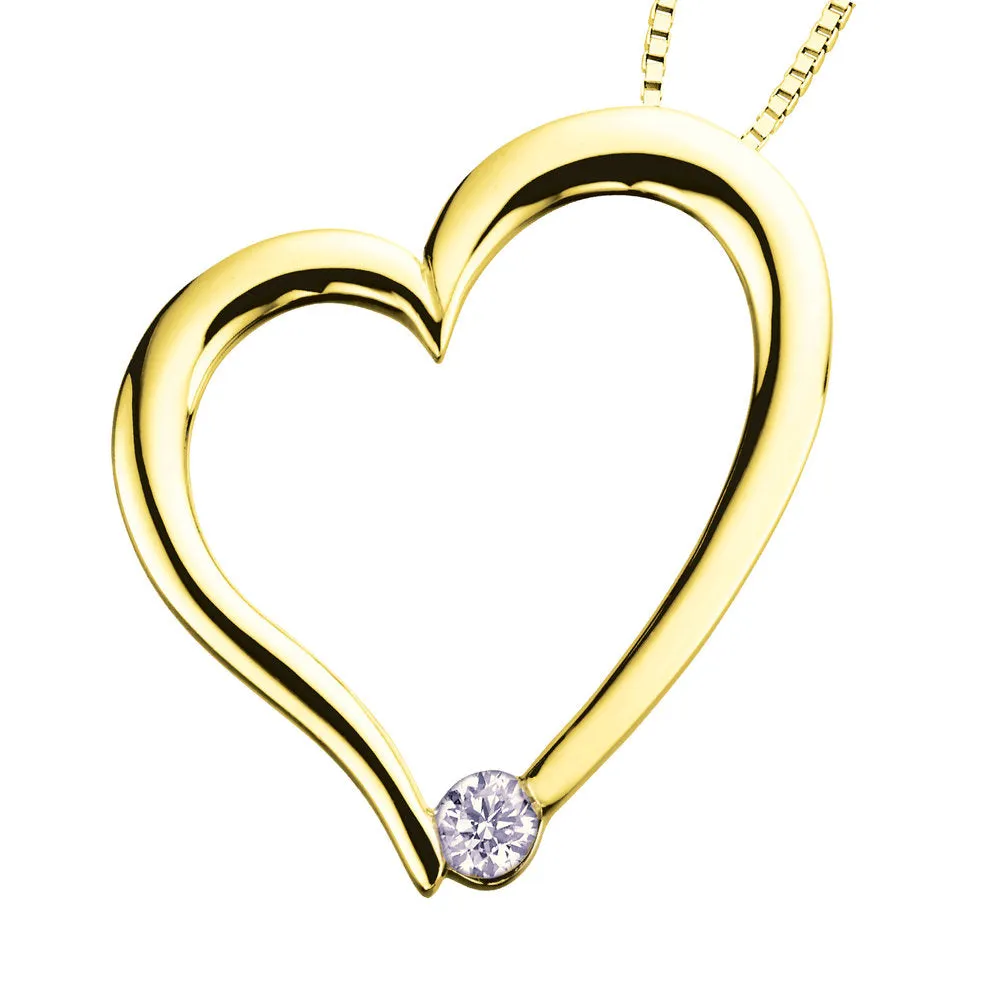 I am Canadian™ Diamond Solitaire Pendant