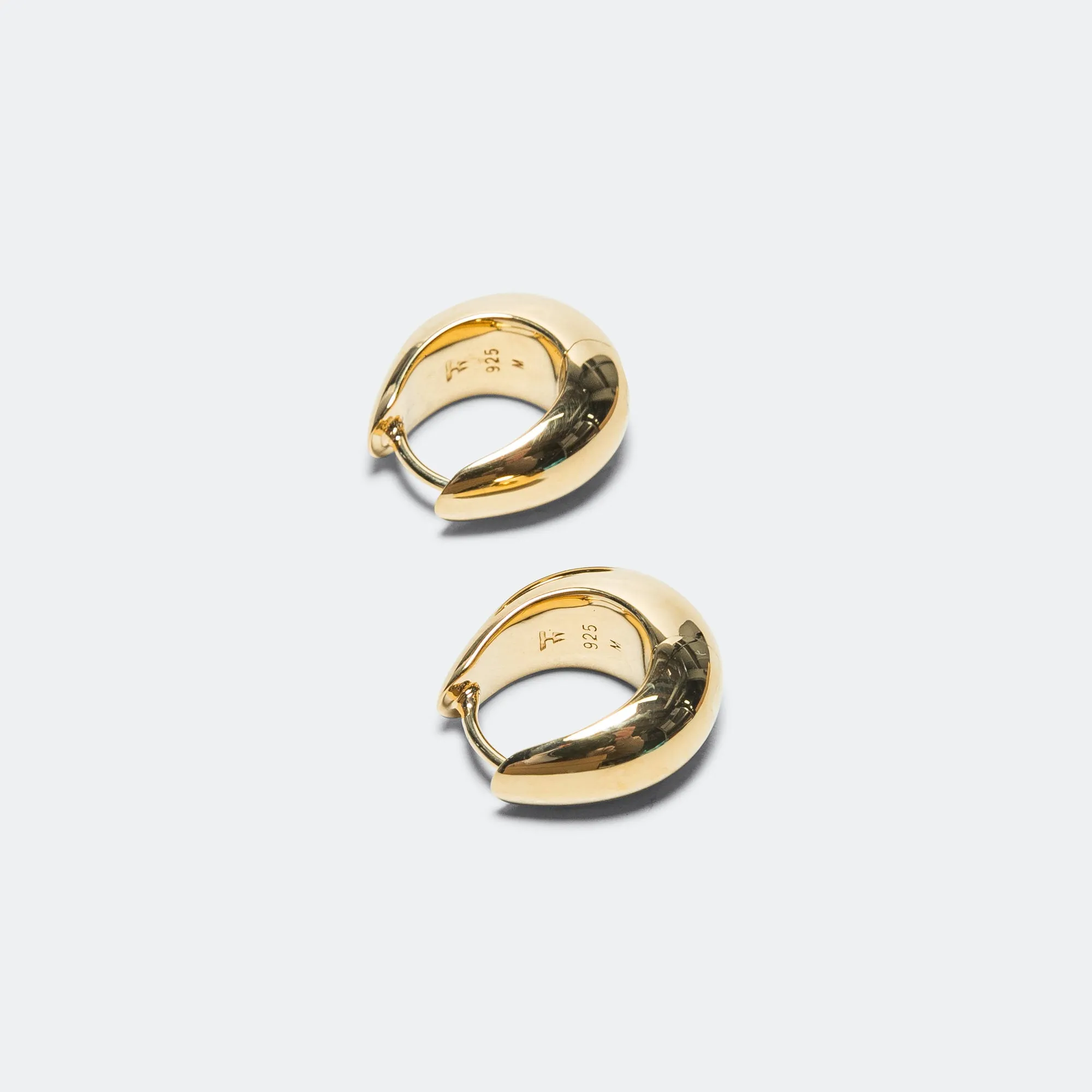 Ice Hoops Small - 18K Gold/925 Silver