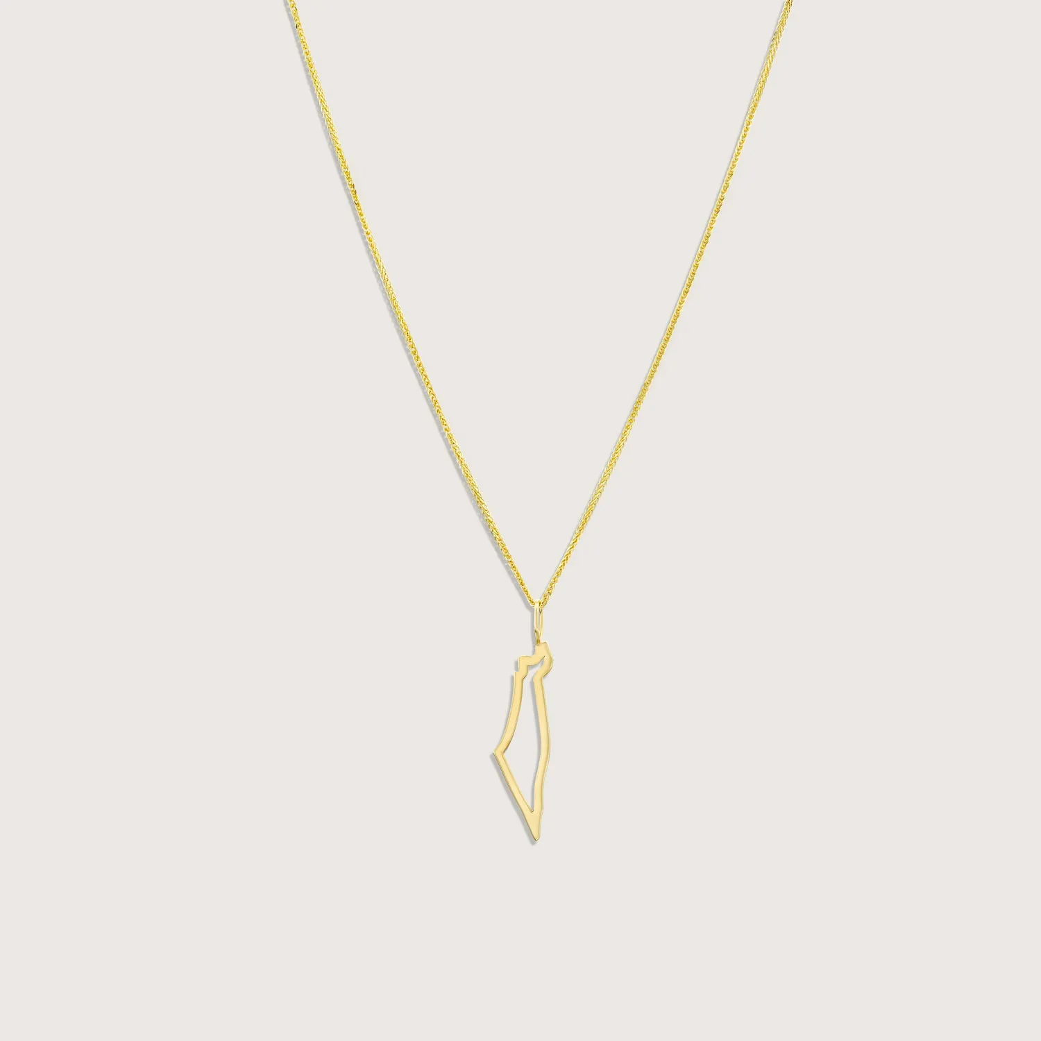 Israel Frame Gold pendant