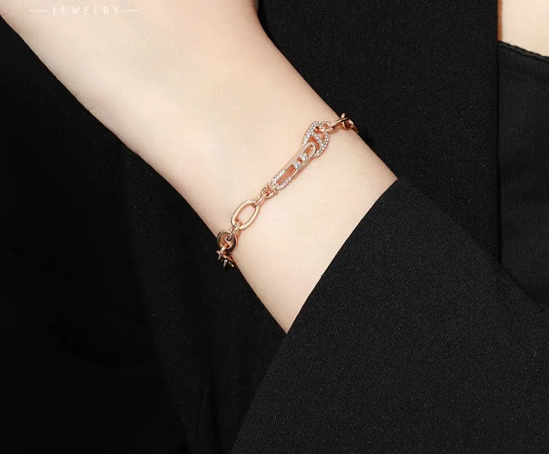 Jewelry ins niche design simple bracelet cool style fashionable commuter bracelet