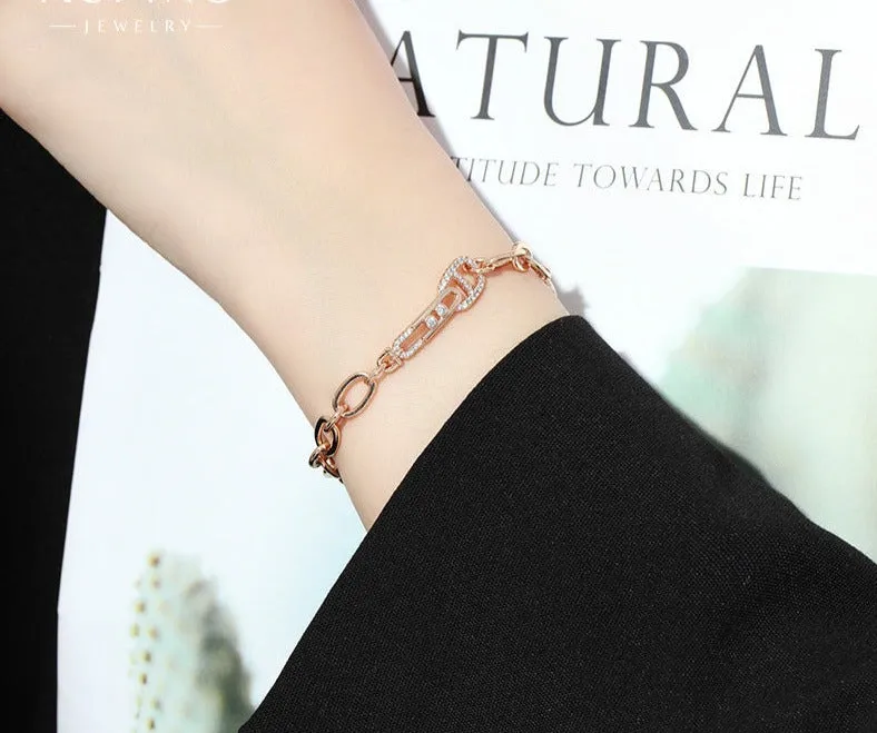 Jewelry ins niche design simple bracelet cool style fashionable commuter bracelet