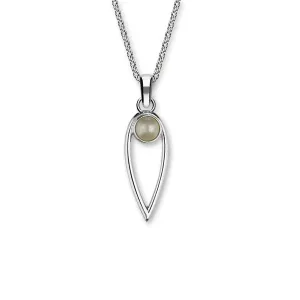 June Birthstone Silver Pendant SP277 Pearl