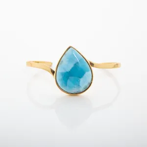 Larimar Vermeil Cuff Aliya