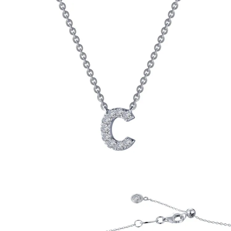 Letter C Pendant Necklace