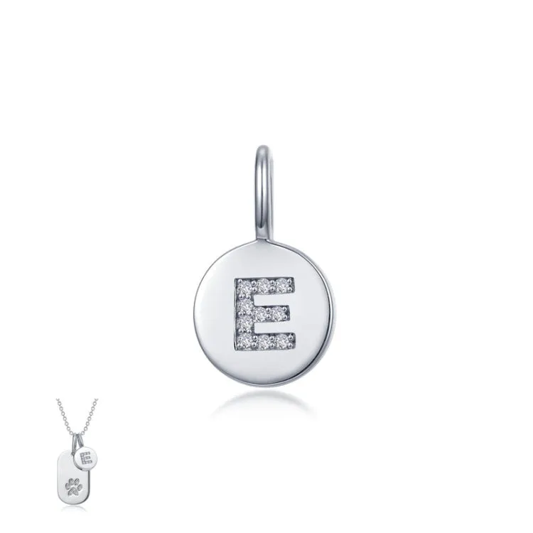 Letter E Charm