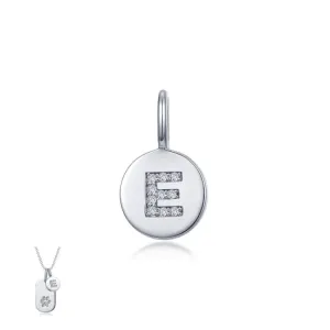 Letter E Charm