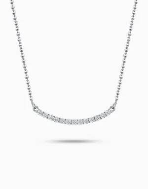 LVC Eterno Elegance Curved Diamond Necklace