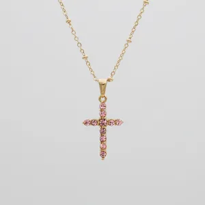 Mary Cross Necklace