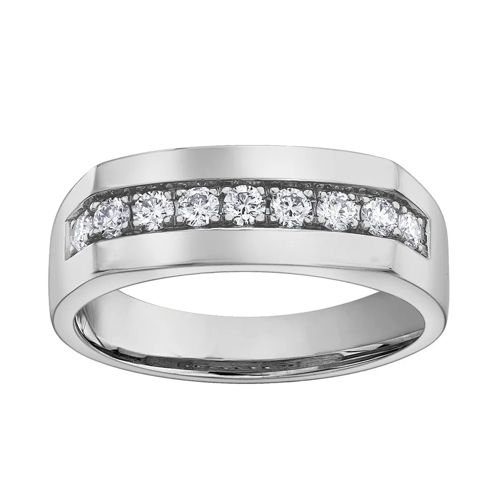 Men's Classic Diamond Band