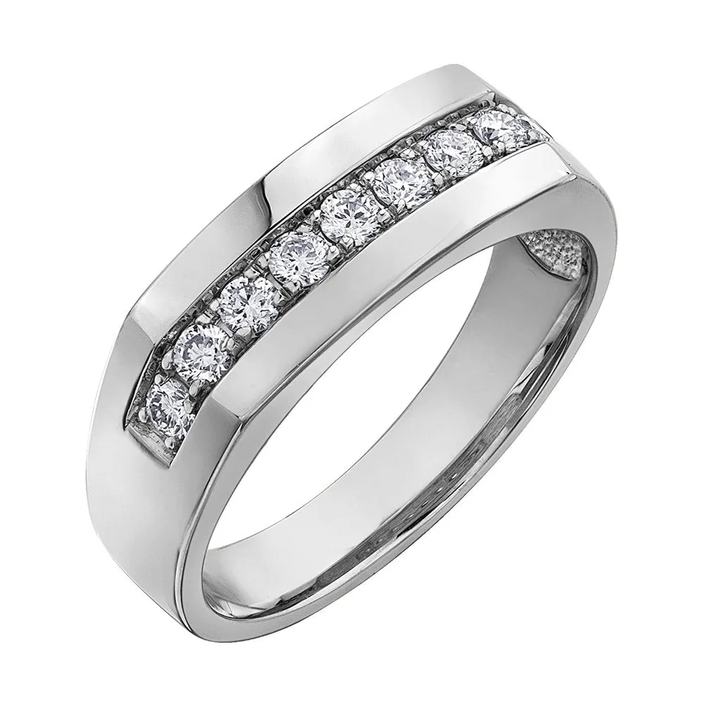 Men's Classic Diamond Band