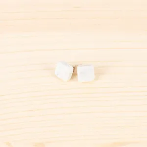 MM5023 - Jade Square Earrings Moon