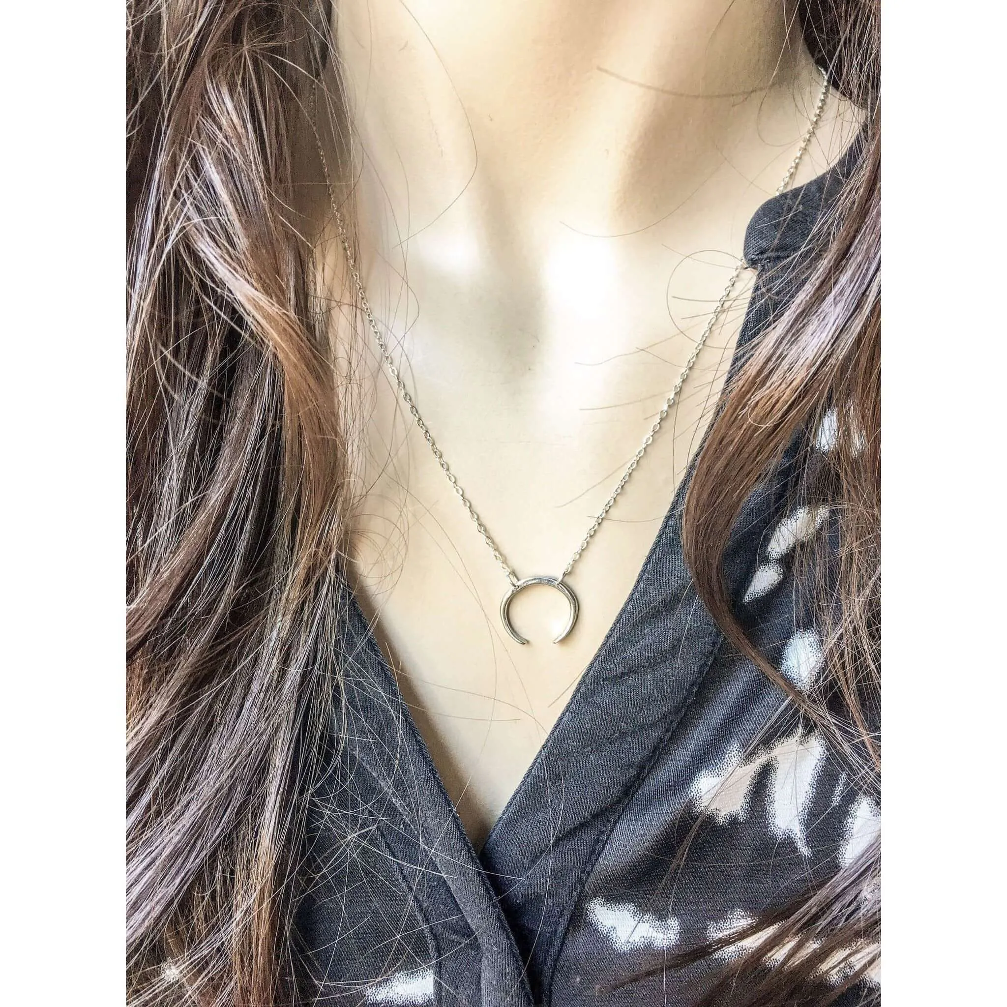 Moon Crescent Necklace