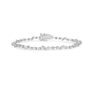 Multi Shape Illusion Diamond Bracelet (2.20 ct.) in 14K Gold