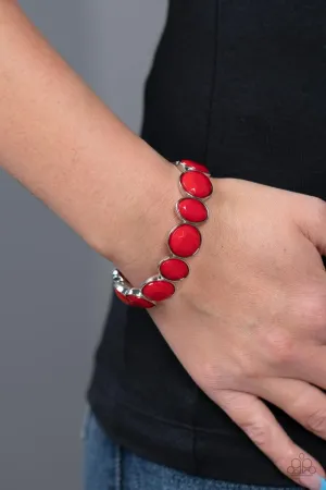 Paparazzi Bracelet ~ Whimsical Glow - Red