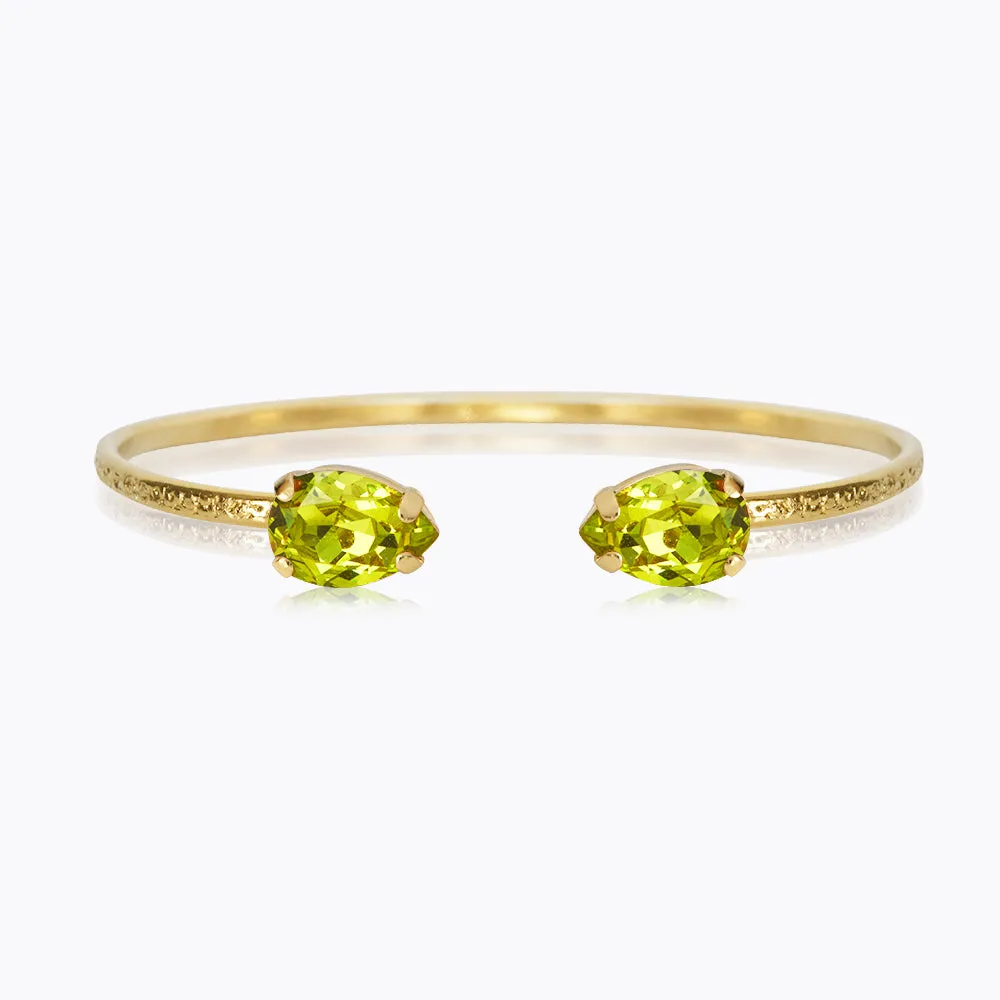 Petite Drop Bracelet / Citrus Green