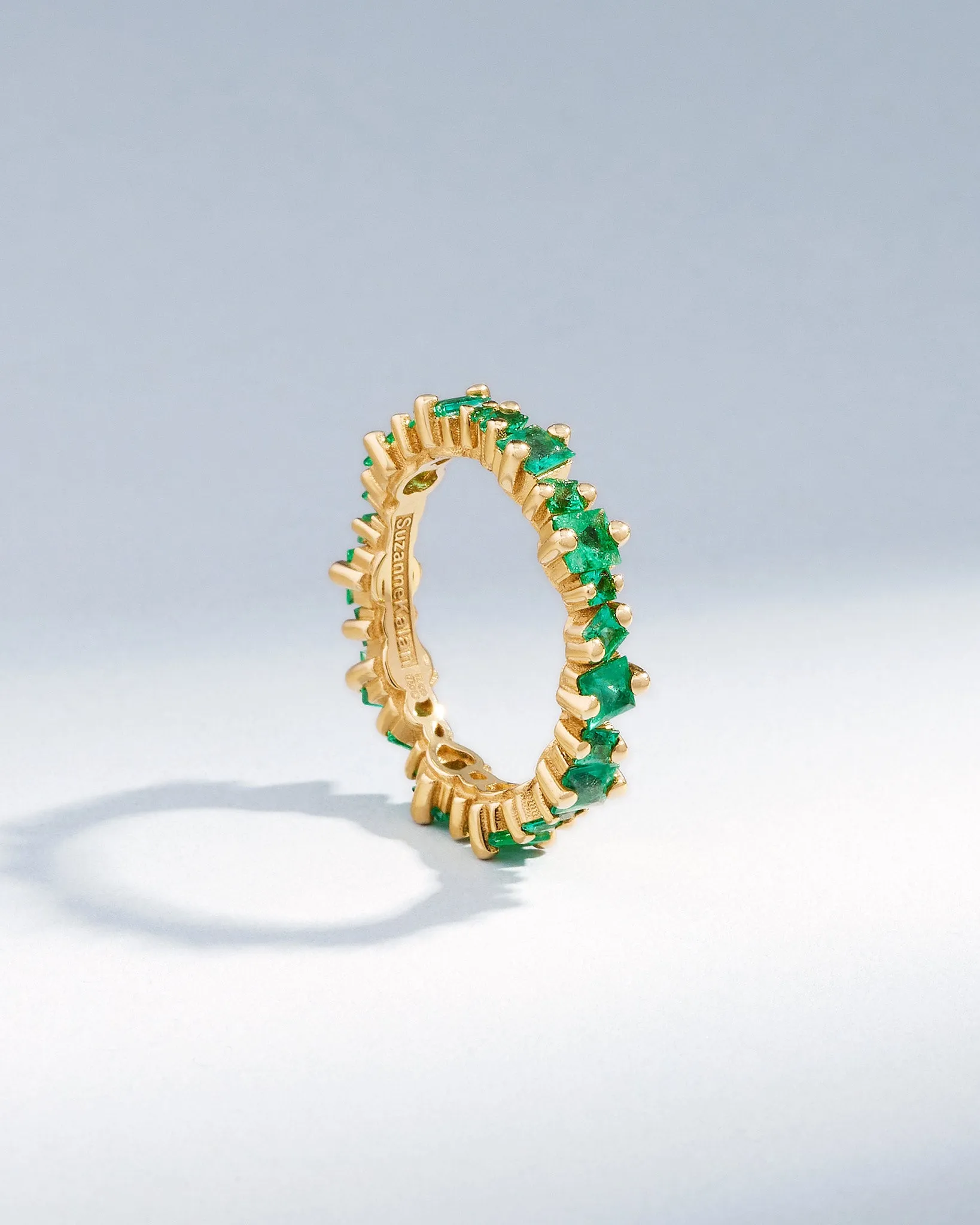 Princess Anna Emerald Eternity Band