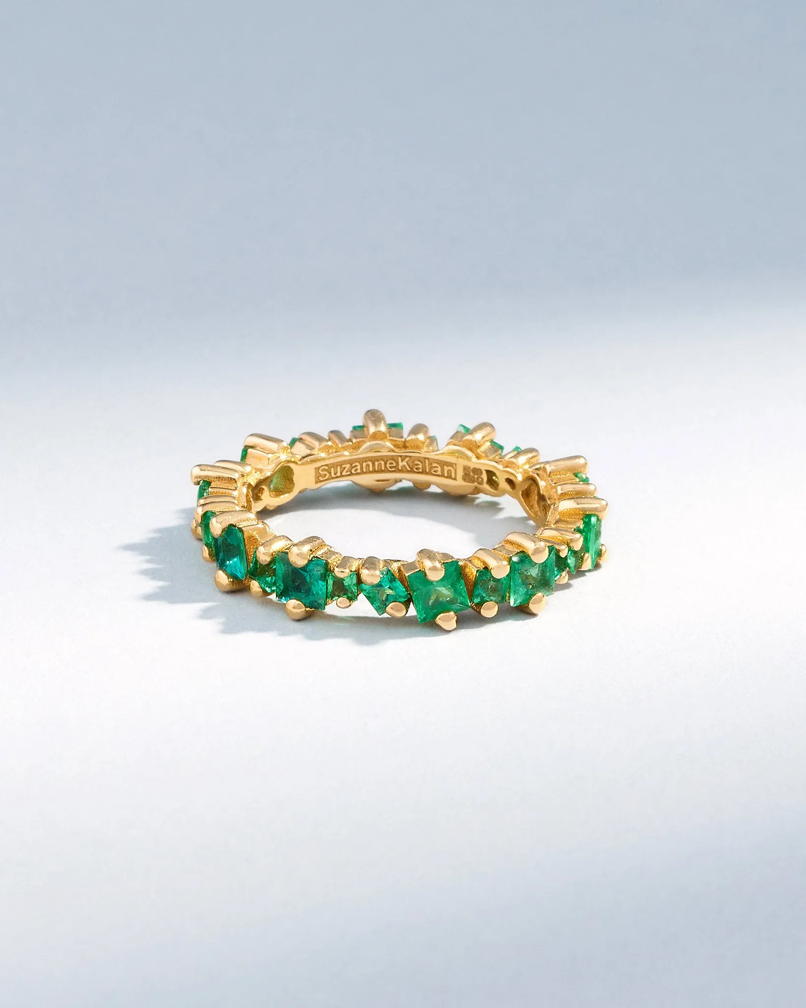 Princess Anna Emerald Eternity Band