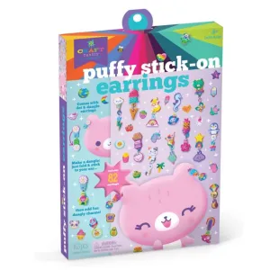 Puffy Stick-On Earrings