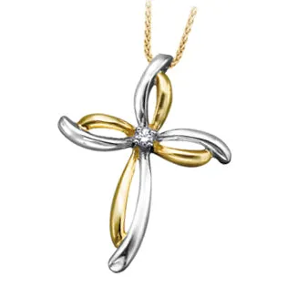 "MARYANNE" DIAMOND CROSS