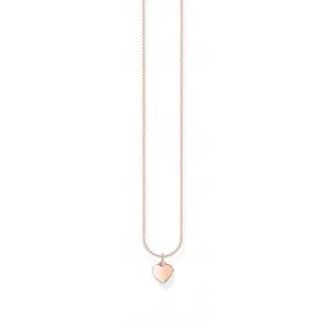 Rose Gold Heart Necklace KE2049-415-40