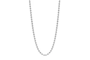 Silver Bead Chain Necklace