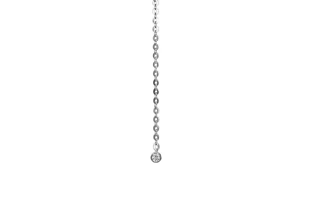 Silver Fruit of Life CZ Necklace