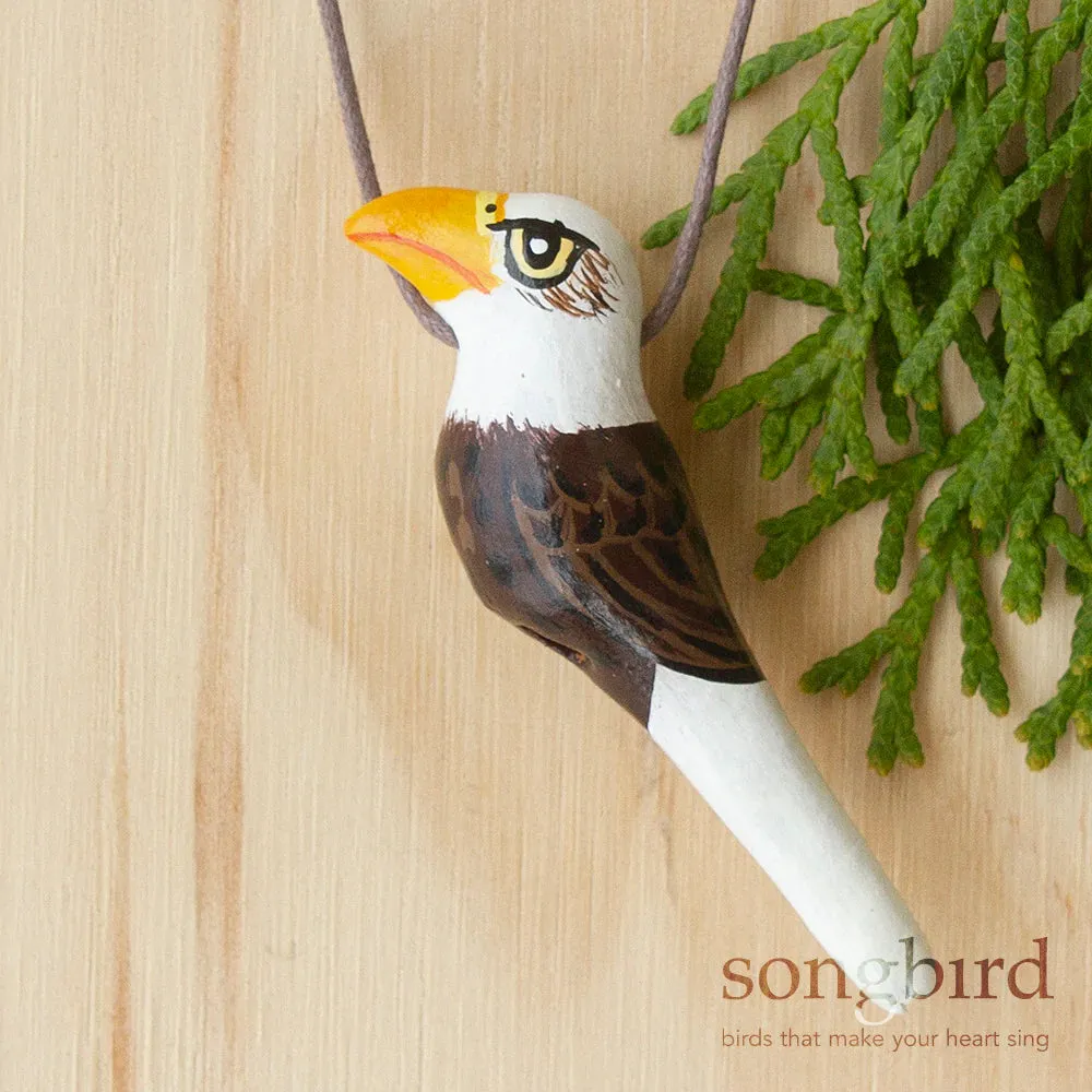 Songbird Whistle Necklaces - Bald Eagle