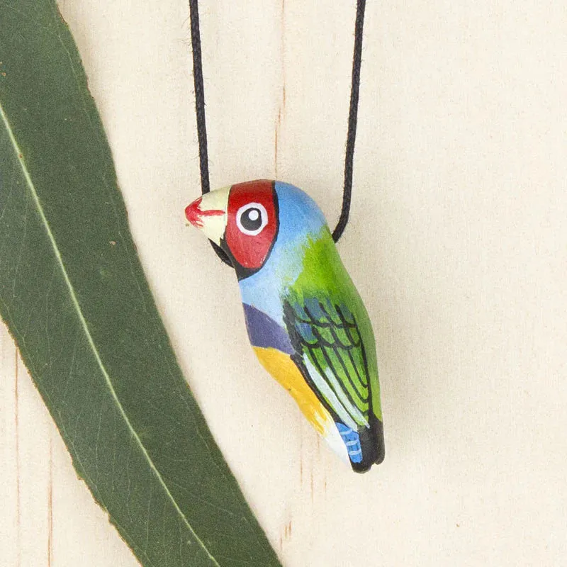 Songbird Whistle Necklaces - Gouldian Finch