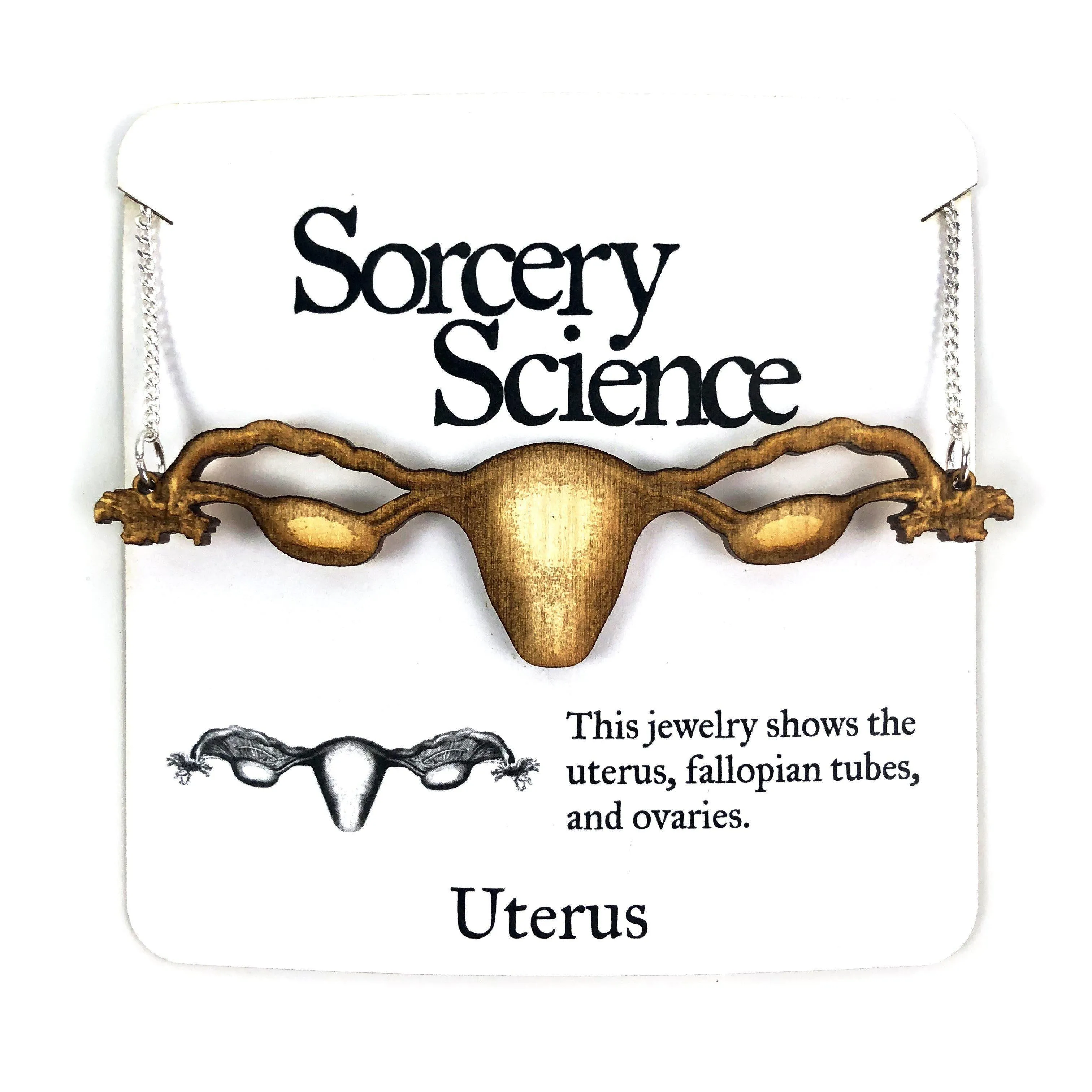 Sorcery Science Necklace: Uterus