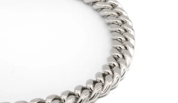 Stainless Steel Cuban Link Bracelet