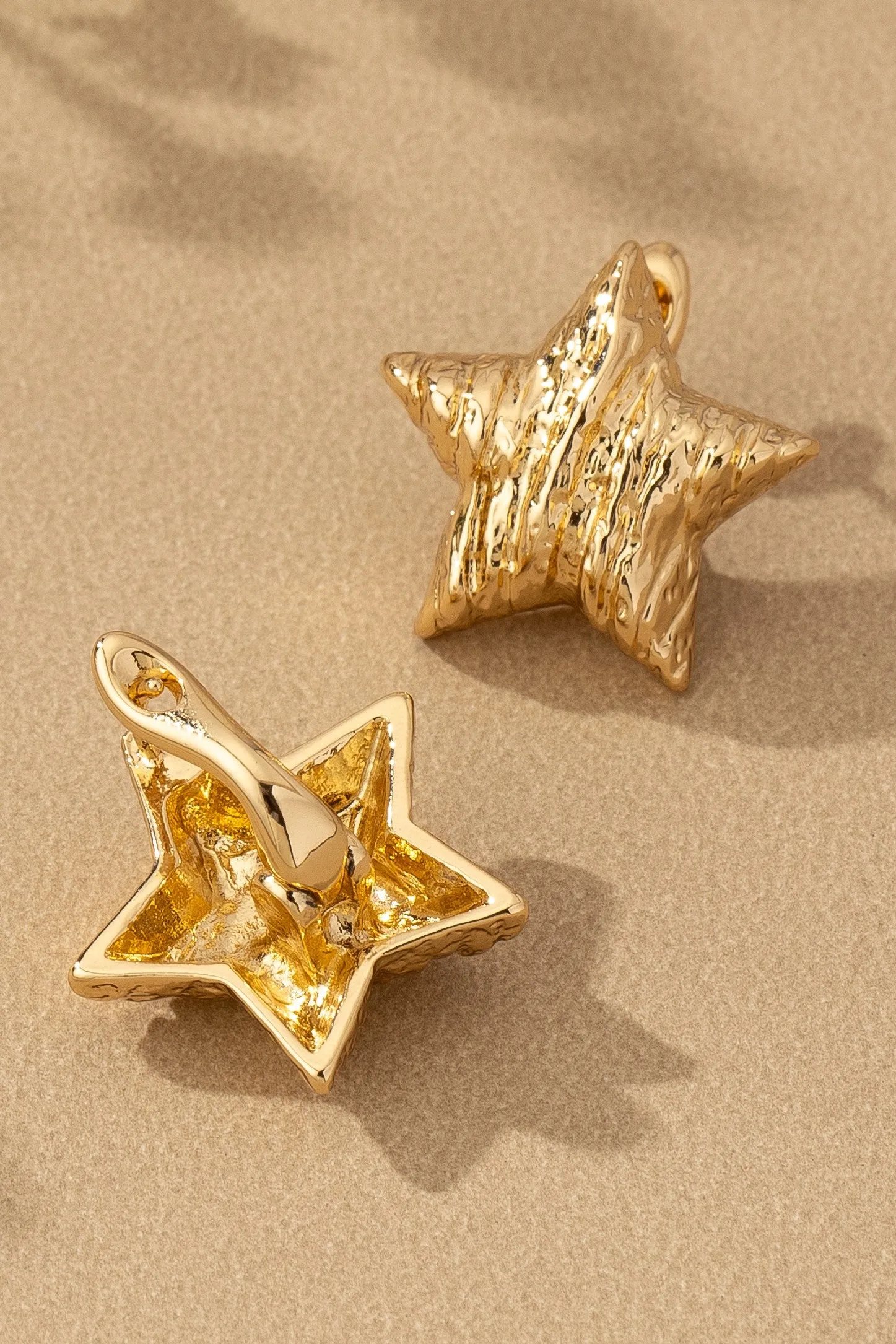 Stellar Puff Star Earrings