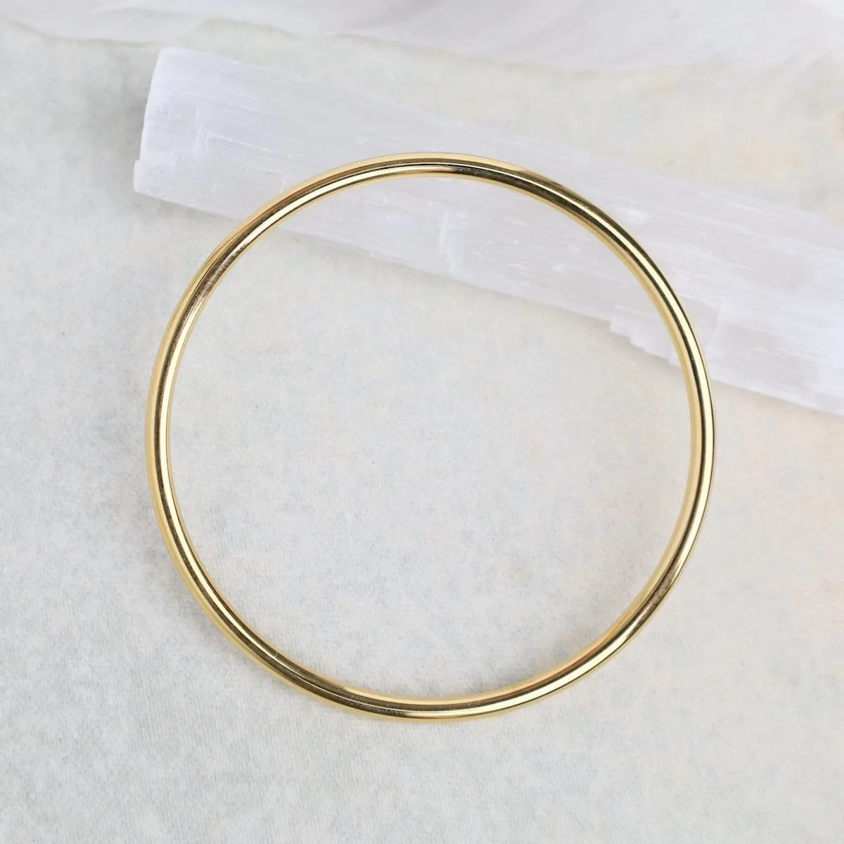 Thin Gold Waterproof Bangle