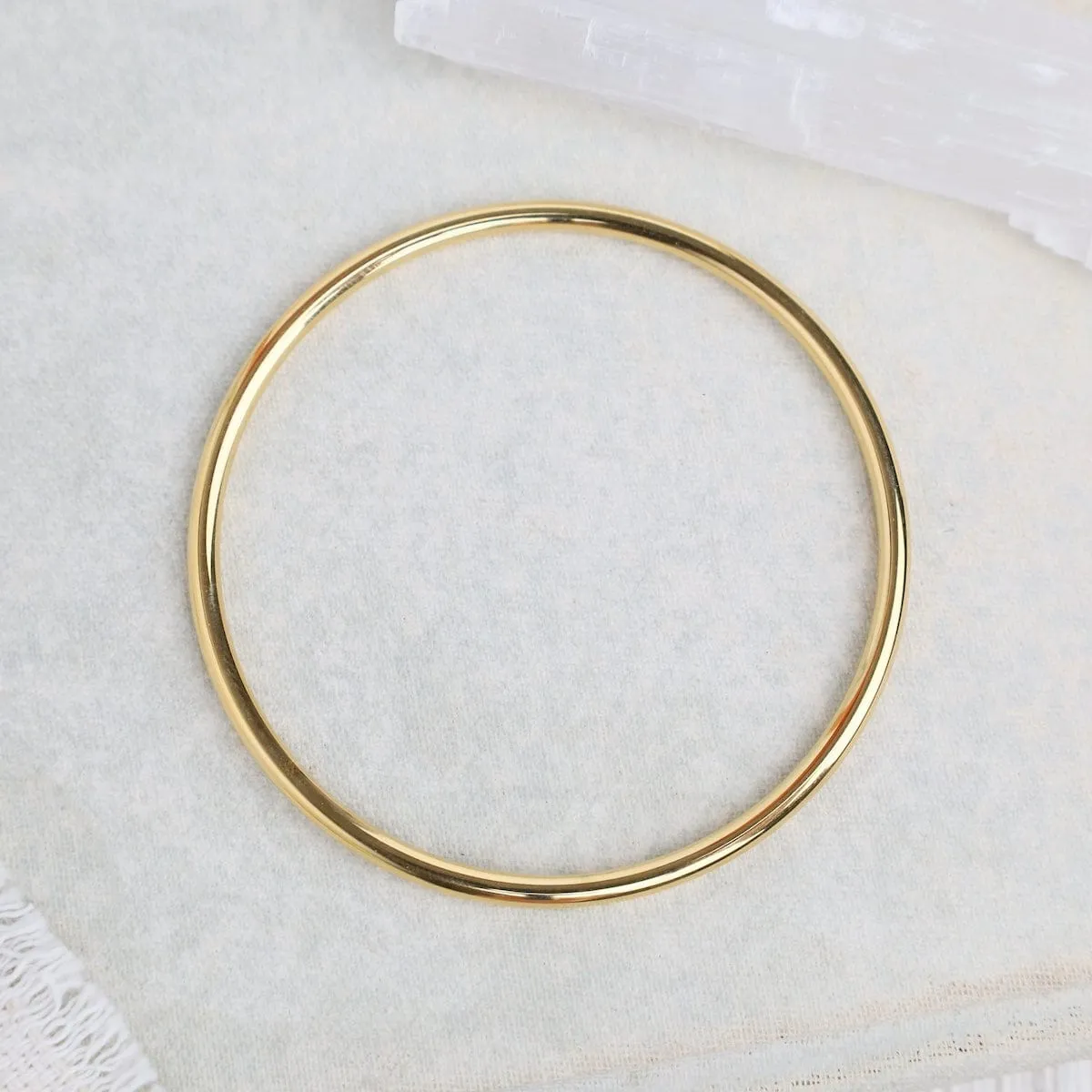 Thin Gold Waterproof Bangle