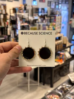 Totality! Solar Eclipse Acrylic Earrings