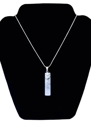 Uzzi Genuine Clear Quartz Pendant Necklace