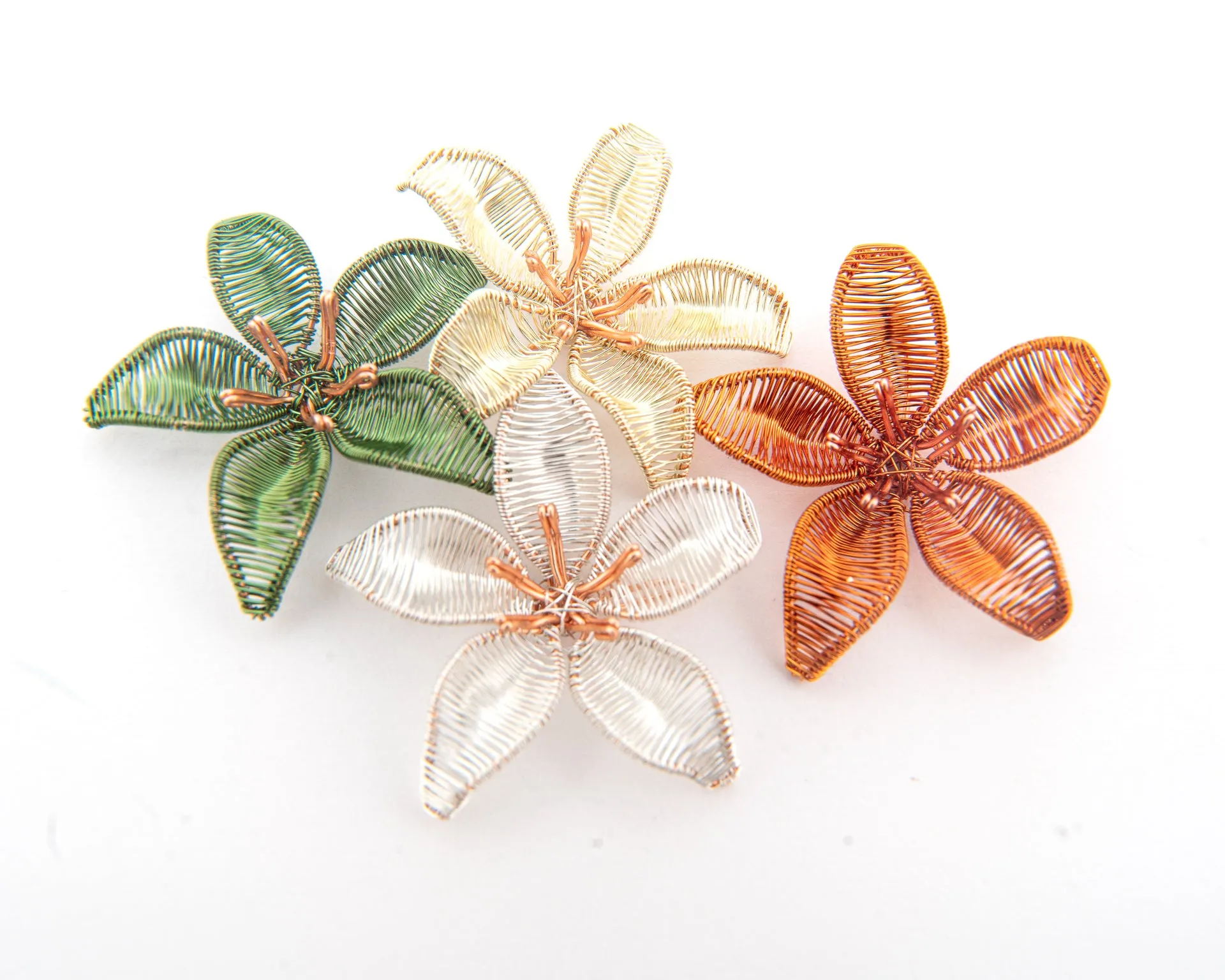 Wireart Lily Pendant, Champagne